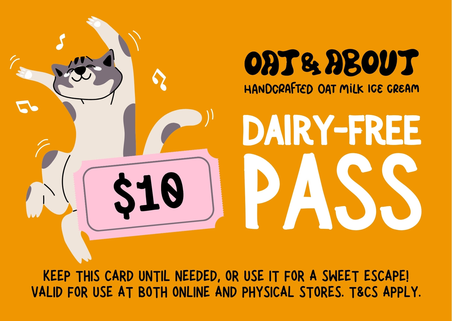 Oat & About Dairy-Free Pass (Gift Card)