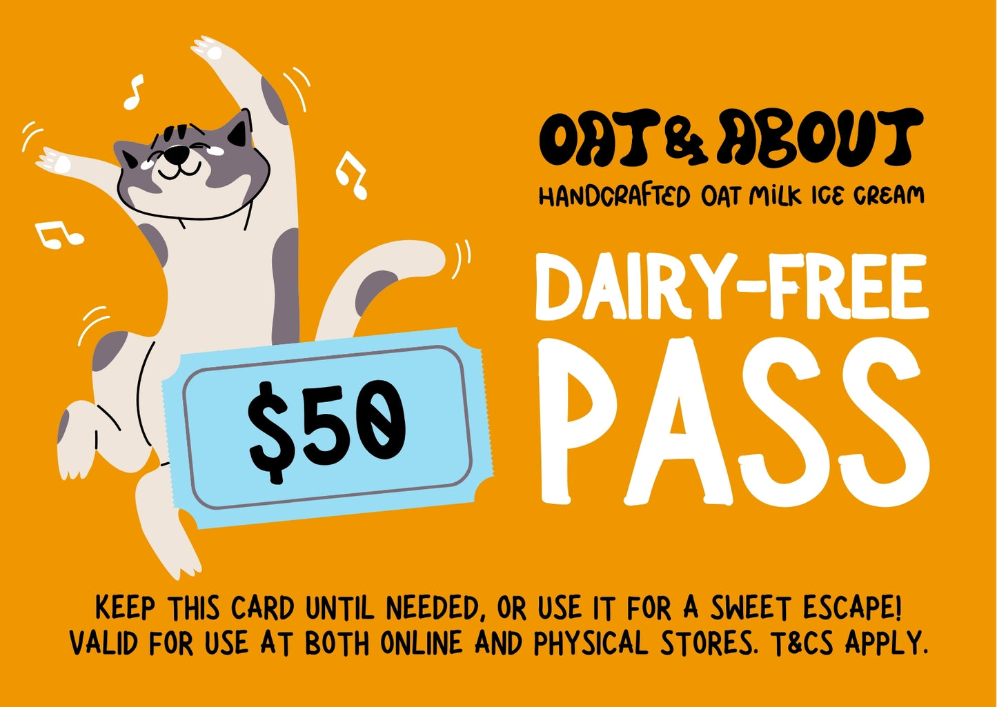 Oat & About Dairy-Free Pass (Gift Card)