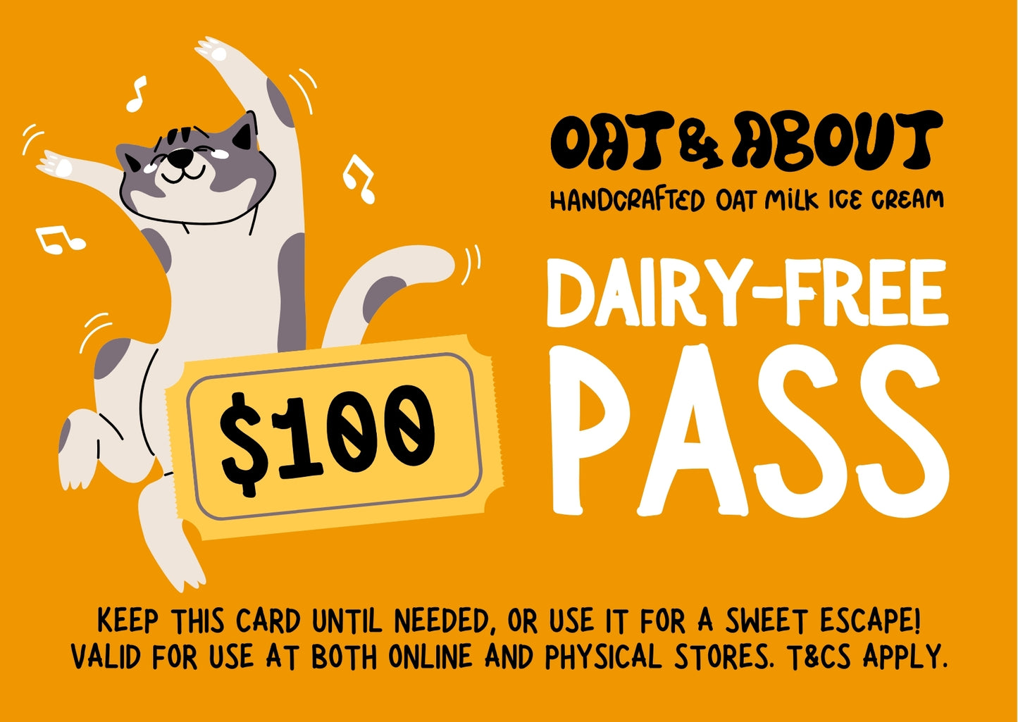 Oat & About Dairy-Free Pass (Gift Card)